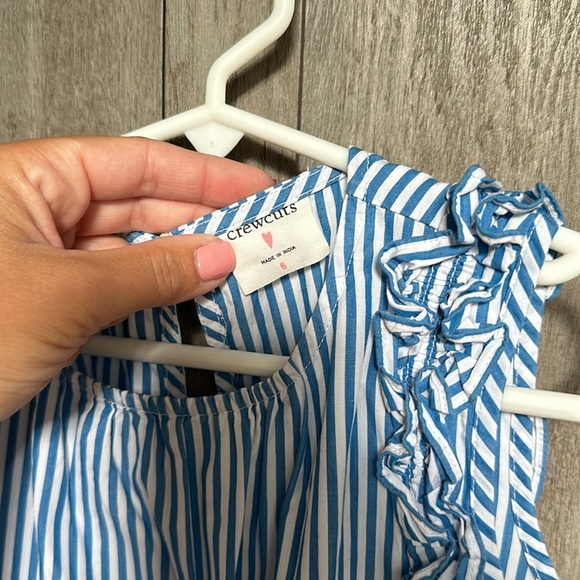 Crewcuts Blue and White Striped Dress - Picture 3 of 4